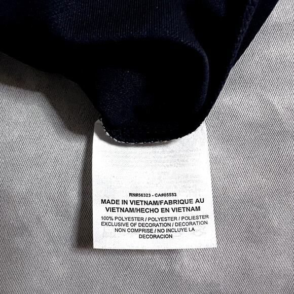 Nike Golf Men's Dri-Fit Polo Shirt Navy Blue Medium Performance Activewear - Picture 6 of 6